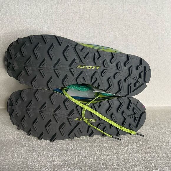 Scott Kinabalu Supertrac Trail Running Shoe Mens Size 9 Blue LimeGreen Trainers - Picture 7 of 8